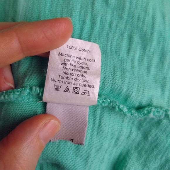 J. Crew turquoise sweatshirt, size medium - Picture 6 of 7